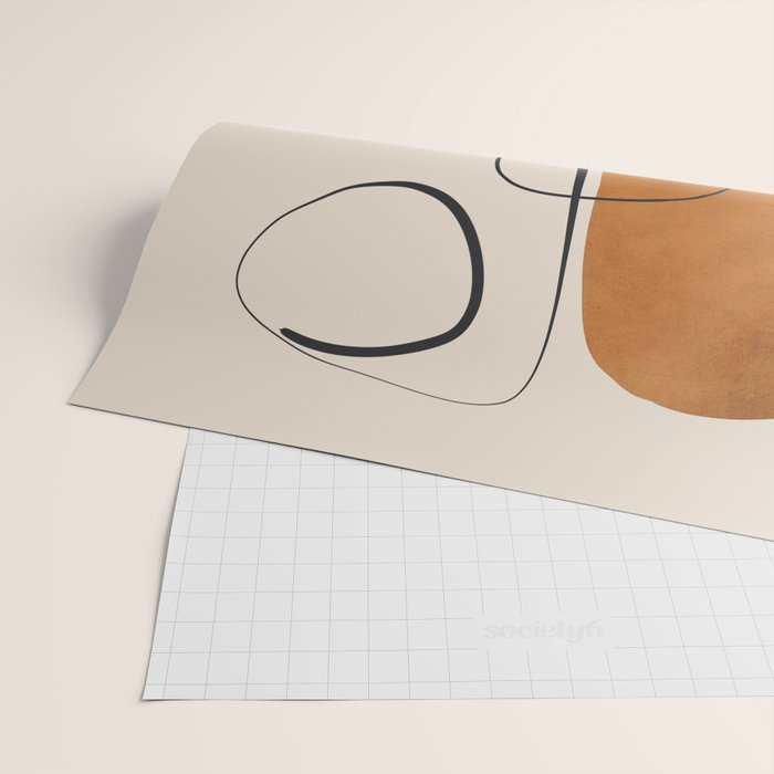 Abstract Minimal Shapes 137 Wrapping Paper Gallery Image 2