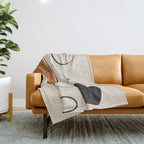 Abstract Minimal Shapes 137 Throw Blanket Gallery Image 1