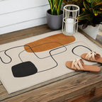 Abstract Minimal Shapes 137 Outdoor Rug Gallery Image 2