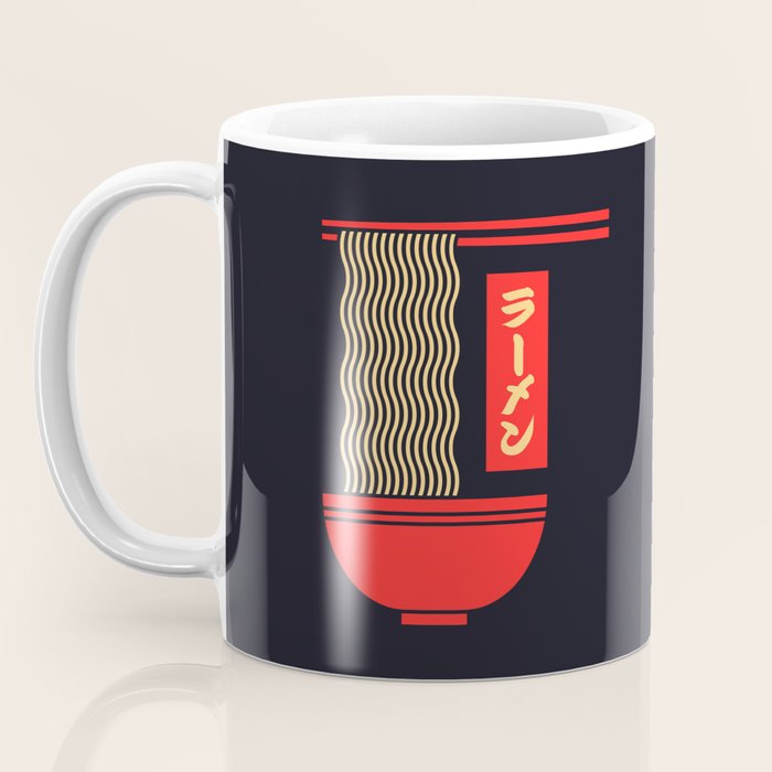 Ramen Minimal - Black Coffee Mug Gallery Image 3