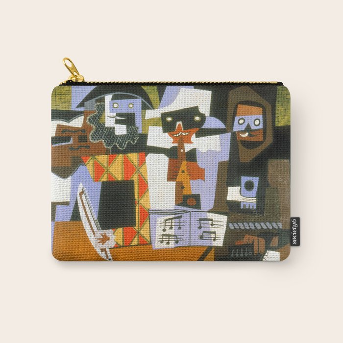 Pablo Picasso Three Musicians Carry All Pouch Gallery Image 1