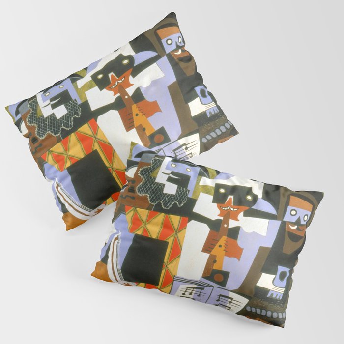 Pablo Picasso Three Musicians Pillow Sham Gallery Image 3