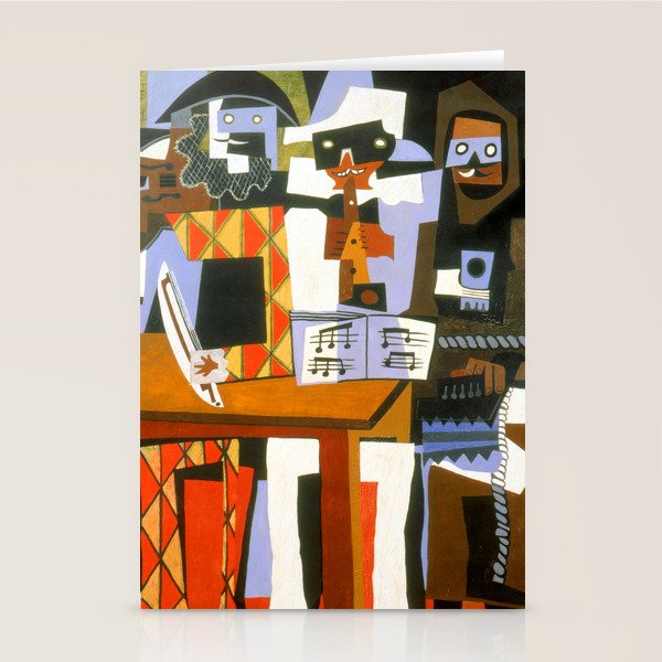 Pablo Picasso Three Musicians Stationery Card Gallery Image 2