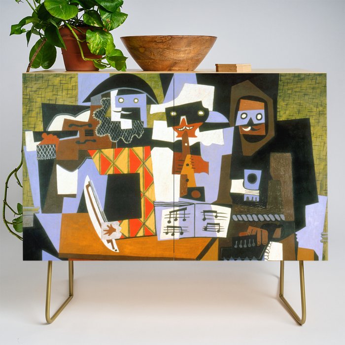 Pablo Picasso Three Musicians Credenza Gallery Image 1