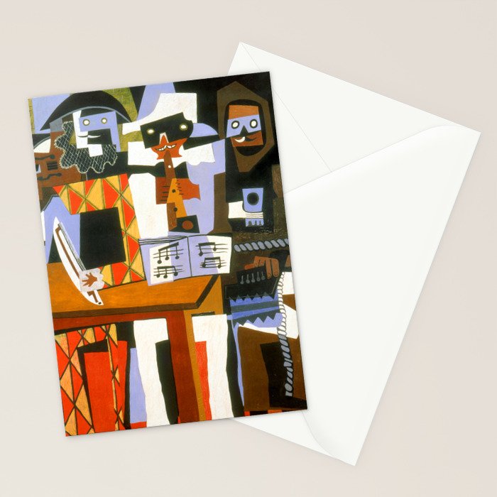 Pablo Picasso Three Musicians Stationery Card Gallery Image 2