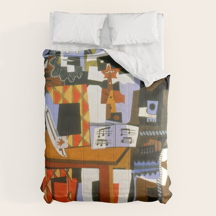 Pablo Picasso Three Musicians Comforter Gallery Image 6