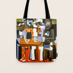 Pablo Picasso Three Musicians Tote Bag Gallery Image 1