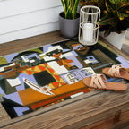 Pablo Picasso Three Musicians Outdoor Rug Gallery Image 2