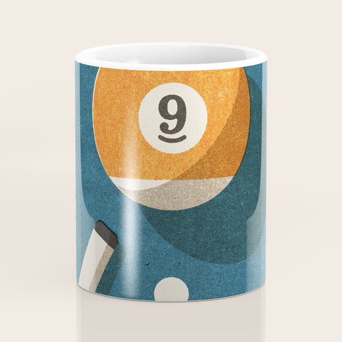 BILLIARDS / Ball 9 Coffee Mug Gallery Image 4