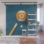 BILLIARDS / Ball 9 Wall Mural Gallery Image 1
