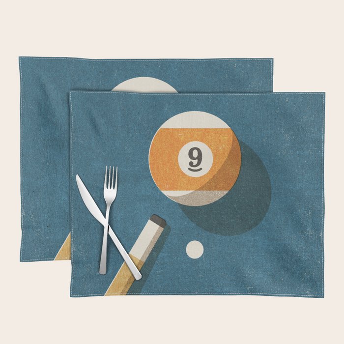 BILLIARDS / Ball 9 Placemat Gallery Image 1