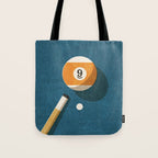 BILLIARDS / Ball 9 Tote Bag Gallery Image 1