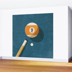 BILLIARDS / Ball 9 Wall Mural Gallery Image 2