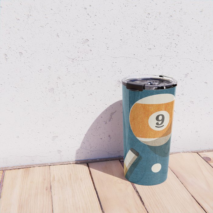BILLIARDS / Ball 9 Travel Mug Gallery Image 4