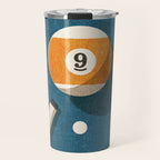 BILLIARDS / Ball 9 Travel Mug Gallery Image 1