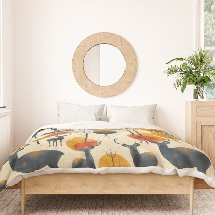 Retro Wildlife Duvet Cover Gallery Image 3