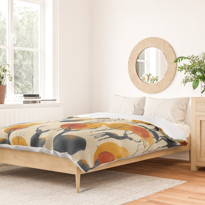 Retro Wildlife Duvet Cover Gallery Image 2