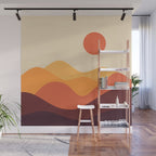 Geometric Landscape 21 Wall Mural Gallery Image 1