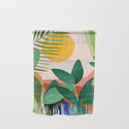 Abstract Art Tropical Leaves 126 Wall Hanging Gallery Image 1