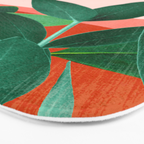 Abstract Art Tropical Leaves 126 Bath Mat Gallery Image 3