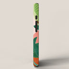 Abstract Art Tropical Leaves 126 iPhone Case Gallery Image 2