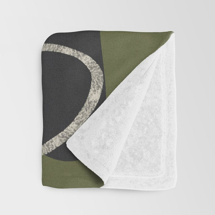 Organic Minimalist Layers 7 Throw Blanket Gallery Image 3