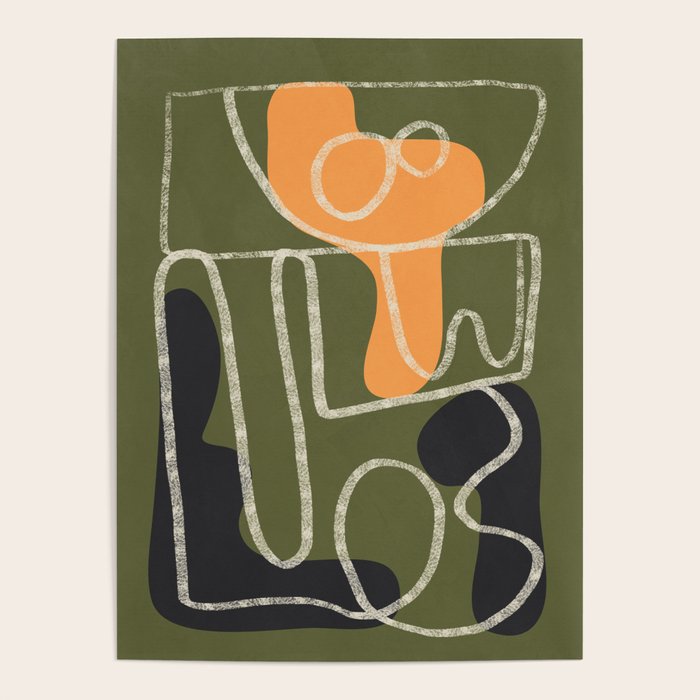 Organic Minimalist Layers 7 Poster Gallery Image 4