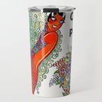Roaring twenties Ziegfeld Follies Parisian Josephine Baker Casino de Paris performance African American cabaret vintage poster Travel Mug Gallery Image 1