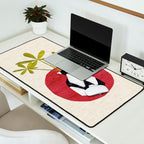 Red Moon Diamond Vase Desk Mat Gallery Image 2