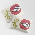 Red Moon Diamond Vase Pillow Sham Gallery Image 3
