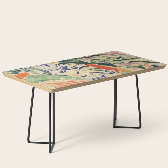 La Japonaise Woman beside the Water by Henri Matisse Coffee Table Gallery Image 1