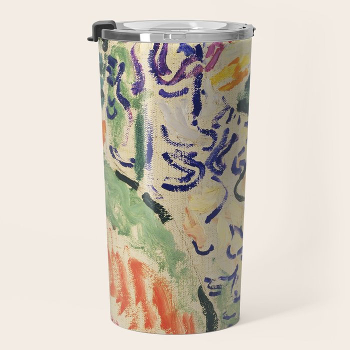 La Japonaise Woman beside the Water by Henri Matisse Travel Mug Gallery Image 3