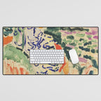 La Japonaise Woman beside the Water by Henri Matisse Desk Mat Gallery Image 1