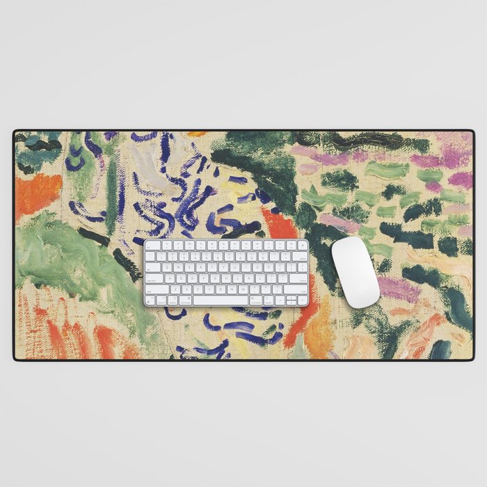 La Japonaise Woman beside the Water by Henri Matisse Desk Mat Gallery Image 1