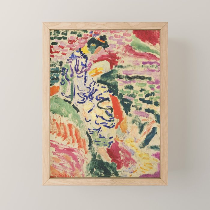 La Japonaise Woman beside the Water by Henri Matisse Mini Art Print Gallery Image 1