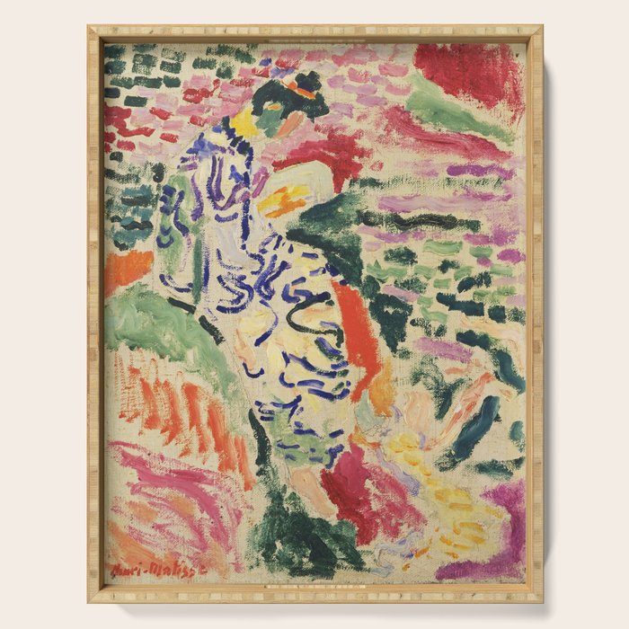 La Japonaise Woman beside the Water by Henri Matisse Serving Tray Gallery Image 1