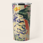 La Japonaise Woman beside the Water by Henri Matisse Travel Mug Gallery Image 1