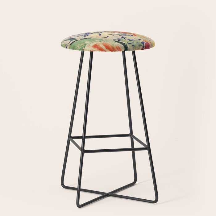 La Japonaise Woman beside the Water by Henri Matisse Stool Gallery Image 1