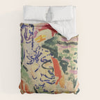 La Japonaise Woman beside the Water by Henri Matisse Comforter Gallery Image 6