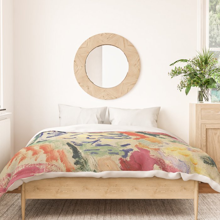 La Japonaise Woman beside the Water by Henri Matisse Duvet Cover Gallery Image 3