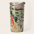 La Japonaise Woman beside the Water by Henri Matisse Travel Mug Gallery Image 2