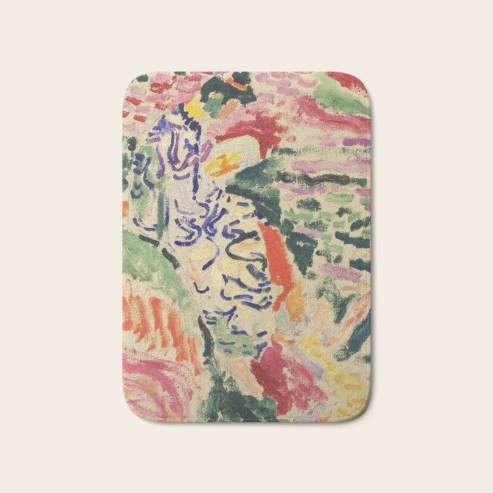 La Japonaise Woman beside the Water by Henri Matisse Bath Mat Gallery Image 1