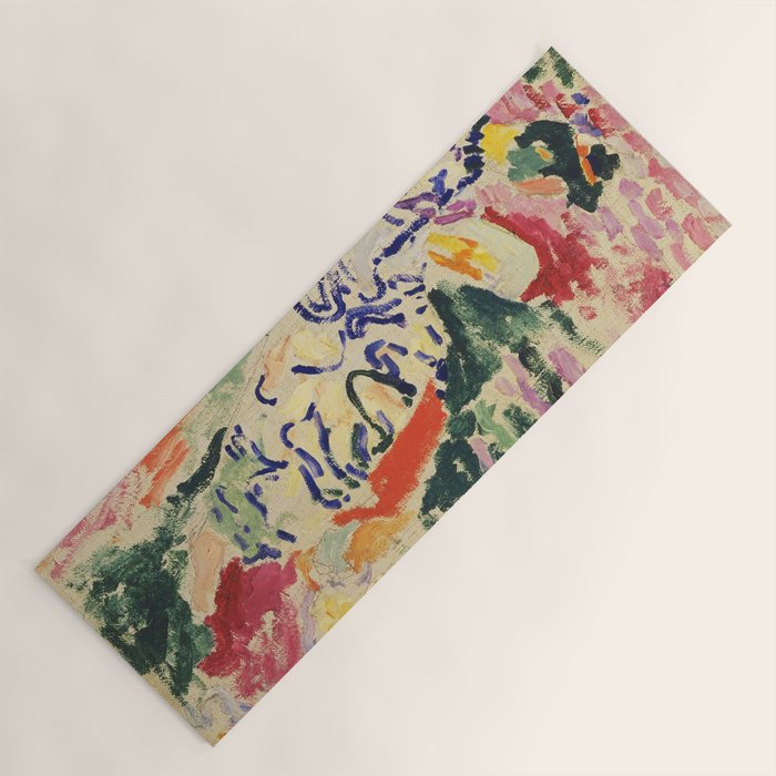 La Japonaise Woman beside the Water by Henri Matisse Yoga Mat Gallery Image 1