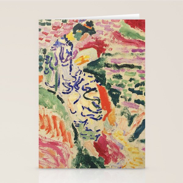 La Japonaise Woman beside the Water by Henri Matisse Stationery Card Gallery Image 1