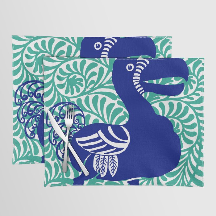 William De Morgan "Dodo bird" 1. Placemat Gallery Image 1