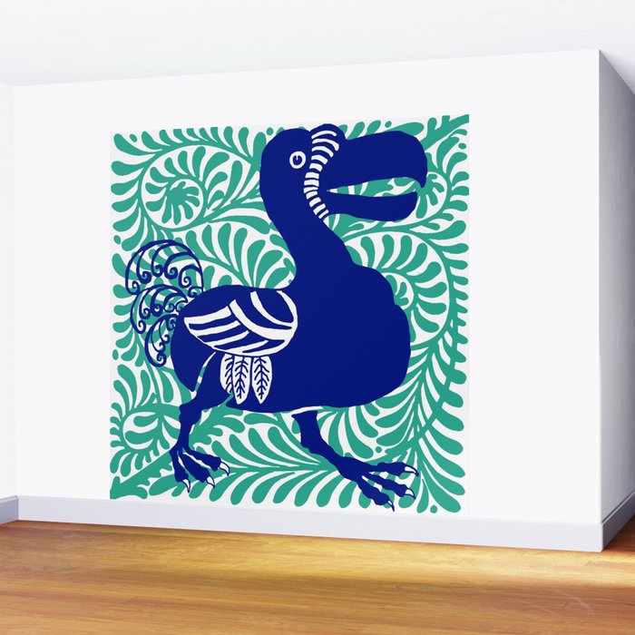 William De Morgan "Dodo bird" 1. Wall Mural Gallery Image 2