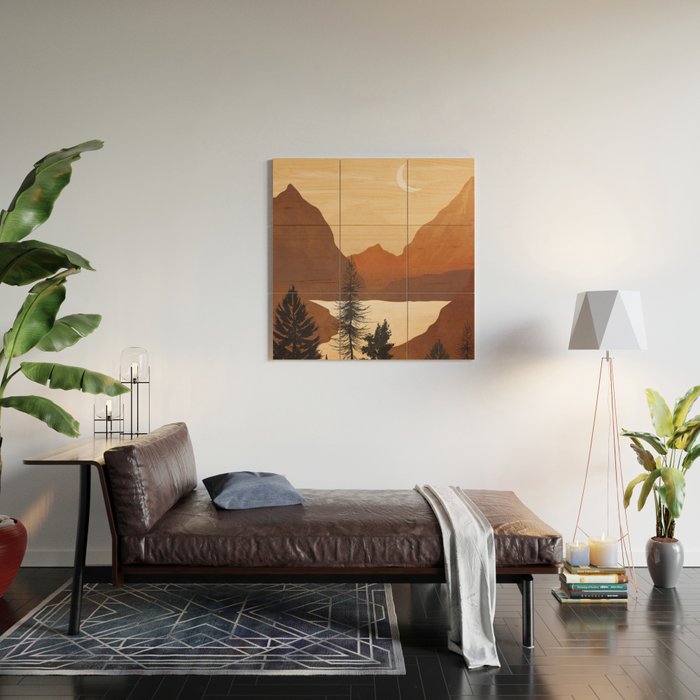 River Canyon Wood Wall Art Gallery Image 2