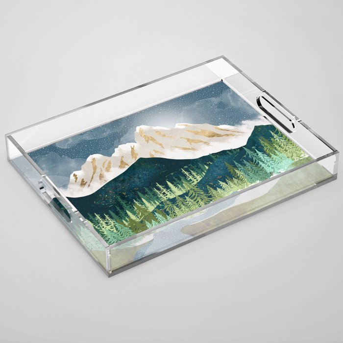 Mountain River Acrylic Tray Gallery Image 1