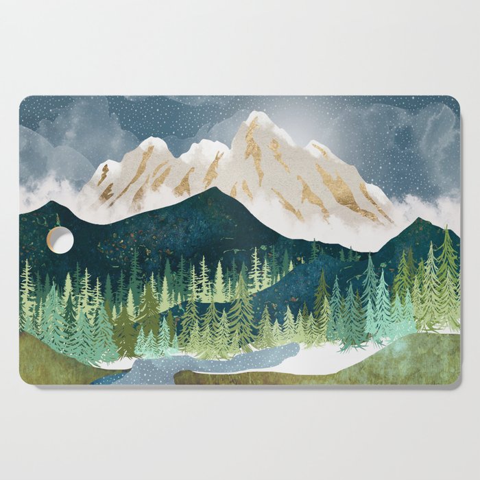 Mountain River Cutting Board Gallery Image 1
