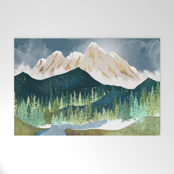 Mountain River Welcome Mat Gallery Image 1